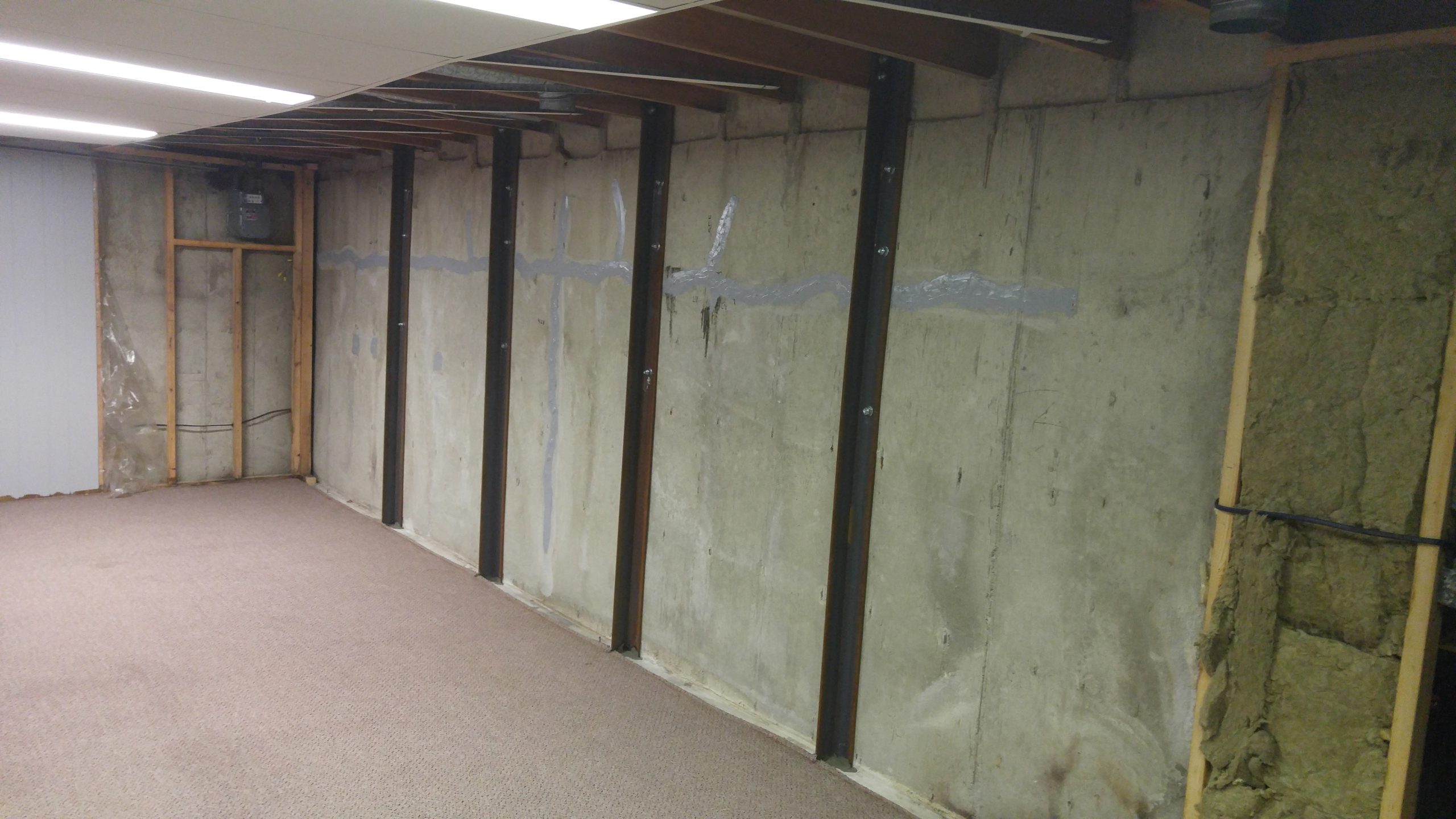 foundation repair project