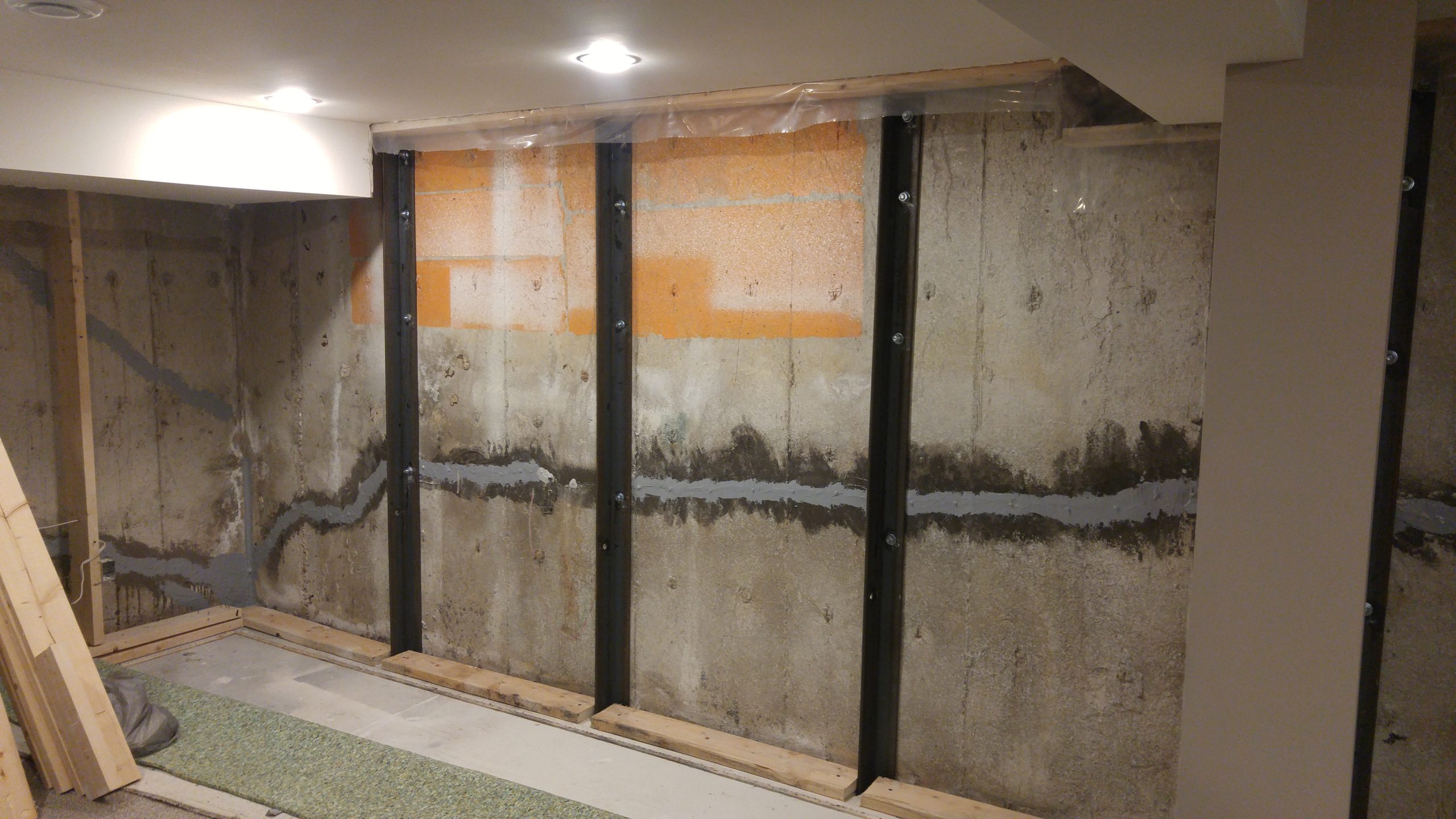 foundation repair project