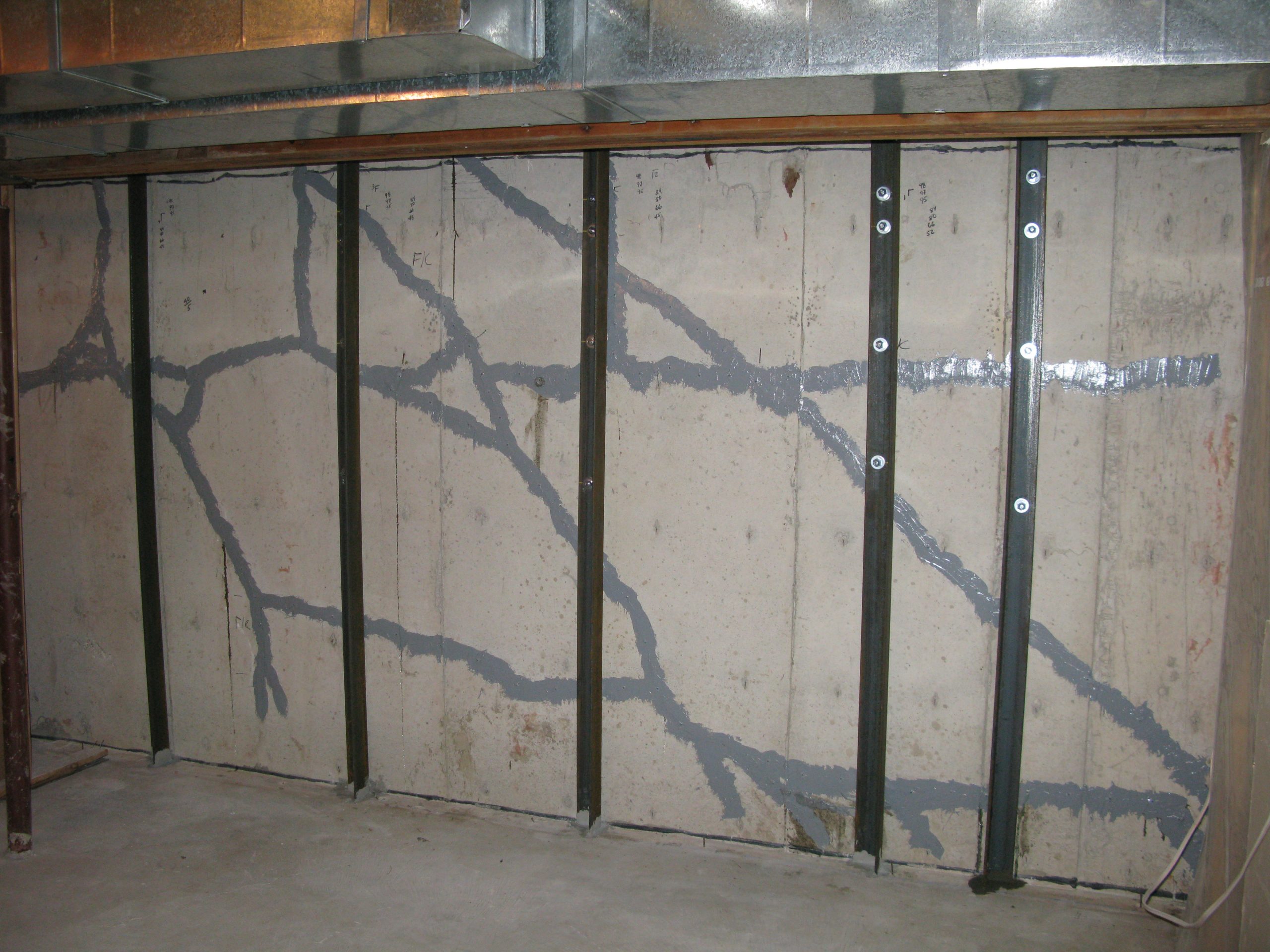 foundation repair project